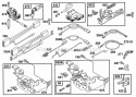 Elect Brake Controls Diagram and Parts List for 12S802-0844-01  Briggs and Stratton Engine